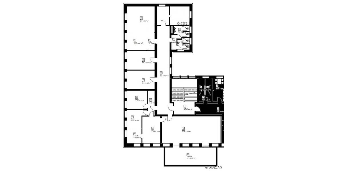 Gewerbeobjekt Hagen Hochschulviertel - 8 Zimmer, 371 m&sup2;, 3.700&euro; | Angebot:25799404