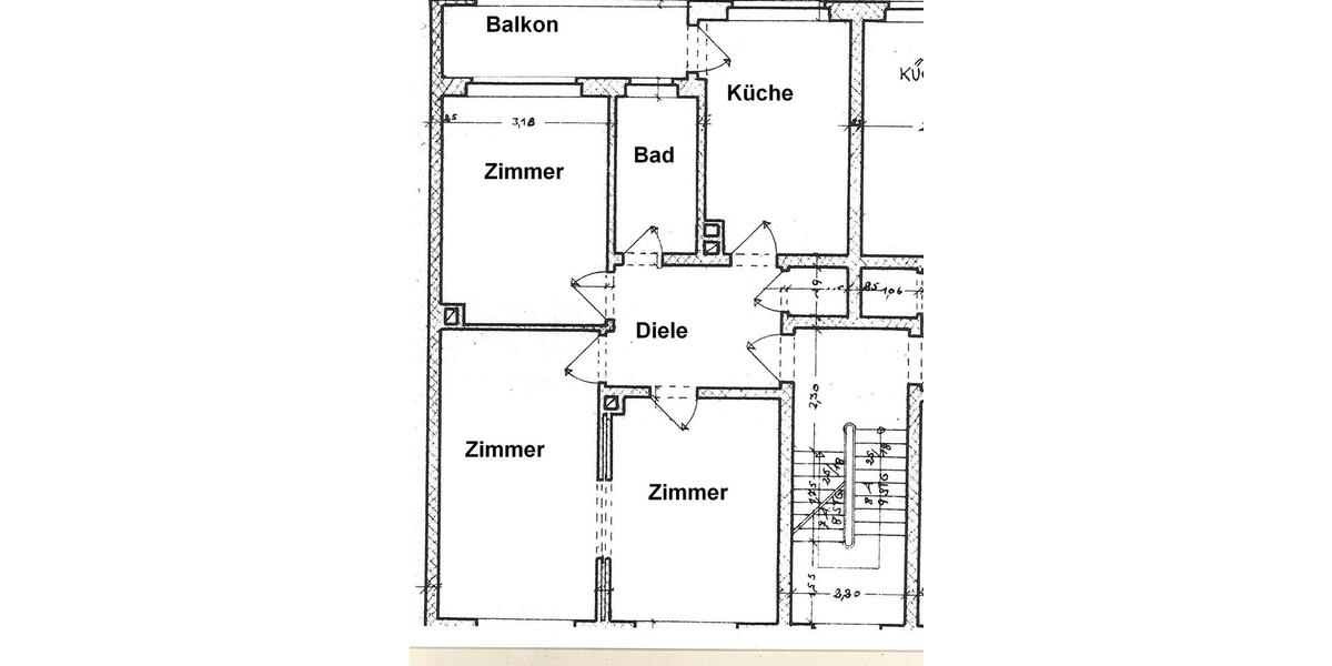Erdgeschoßwohnung Hamm - 3 Zimmer, 71 m&sup2;, 580&euro; | Angebot:25054594