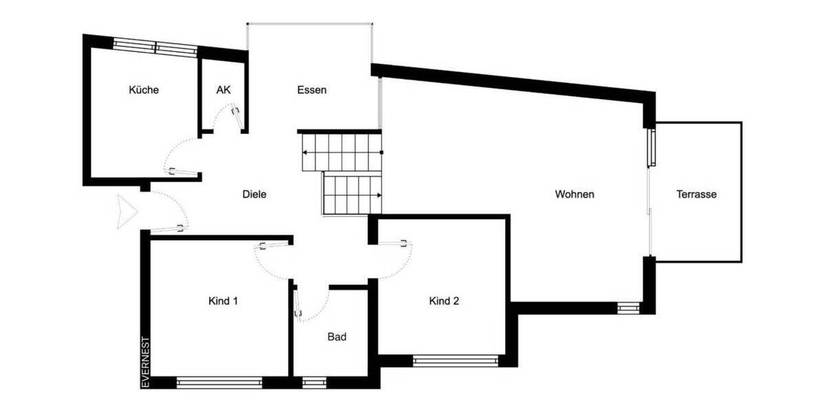 Etagenwohnung Dortmund Berghofen - 4 Zimmer, 95 m&sup2;, 289.000&euro; | Angebot:25928626