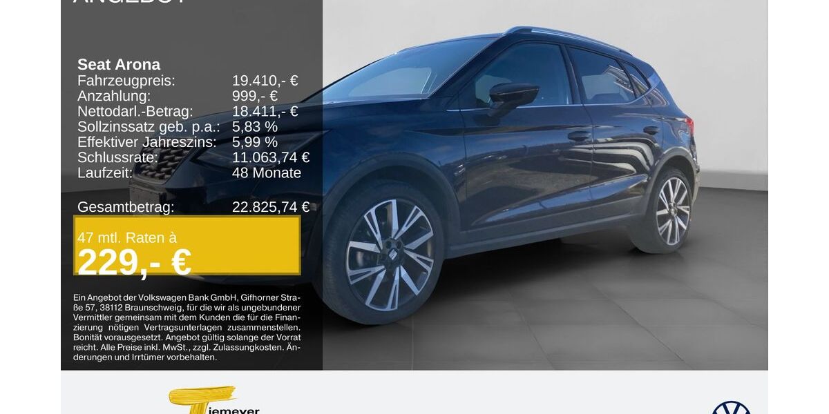 Seat Arona 62.545 km 19.410 &euro; Bochum 44892