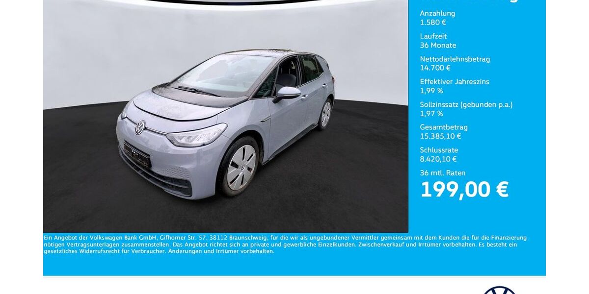 VW ID.3 42.337 km 16.280 &euro; Unna 59423