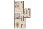 Erdgeschoßwohnung Castrop-Rauxel Deinighausen - 2.5 Zimmer, 74 m&sup2;, 248.000&euro; | Angebot:27290670