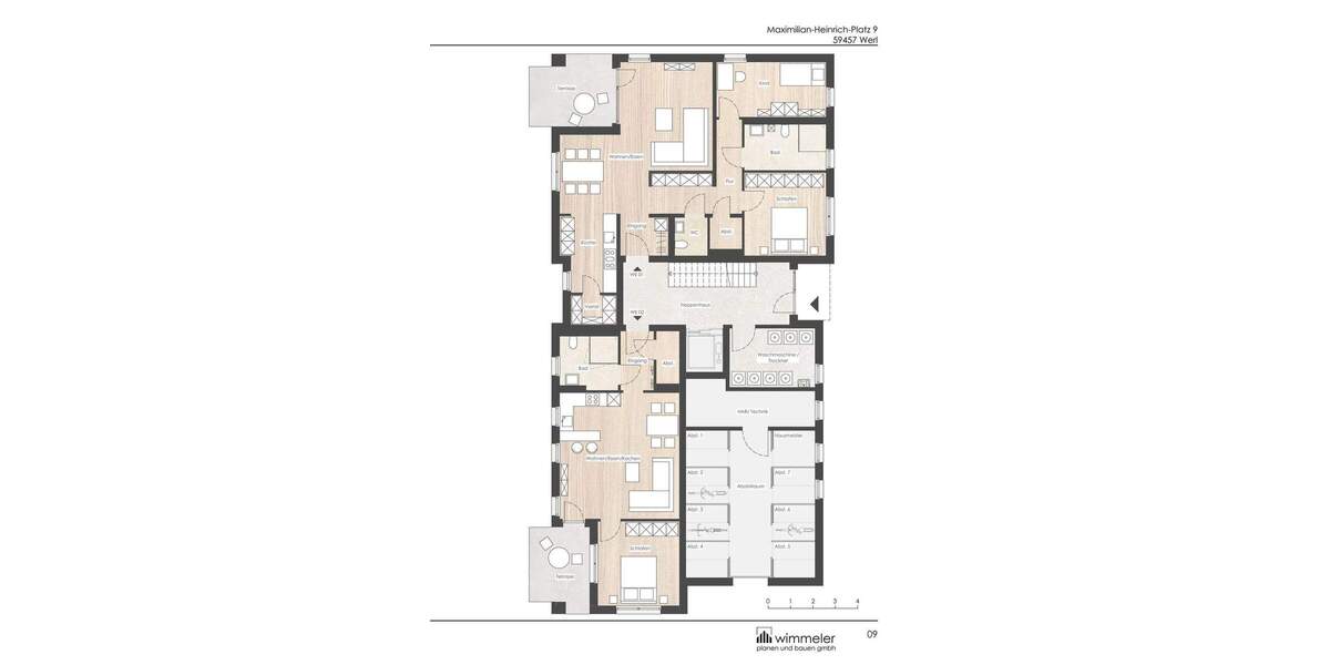 Etagenwohnung Werl - 2 Zimmer, 57 m&sup2;, 230.200&euro; | Angebot:25727412