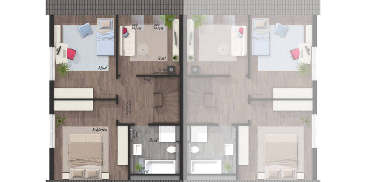 Doppelhaushälfte Marl Hamm - 4 Zimmer, 120 m&sup2;, 395.515&euro; | Angebot:26053261