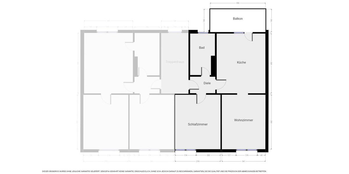 Etagenwohnung Bochum Werne - 2.5 Zimmer, 68 m&sup2;, 600&euro; | Angebot:25923016