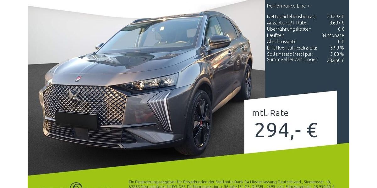 DS Automobiles DS7 (Crossback) 11.709 km 28.990 &euro; Dülmen 48249