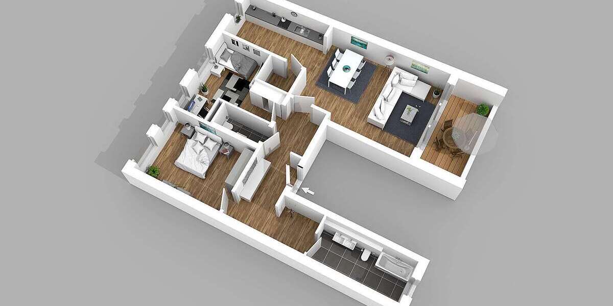 Etagenwohnung Dortmund Brackel - 3 Zimmer, 118 m&sup2;, 1.481&euro; | Angebot:26291403