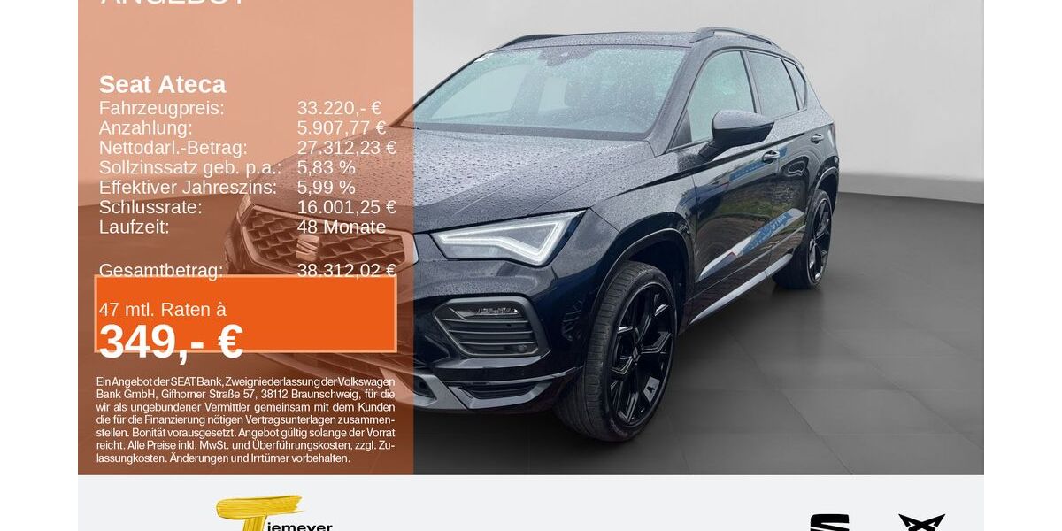 Seat Ateca 70.054 km 31.870 &euro; Recklinghausen 45663