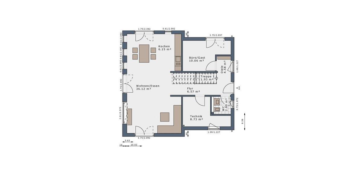 Einfamilienhaus Witten Rüdinghausen - 5 Zimmer, 140 m&sup2;, 1.900&euro; | Angebot:26664362