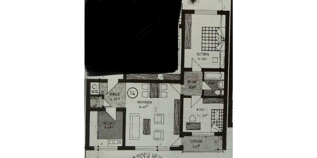 Etagenwohnung Bochum Bochum-Ost - 3.5 Zimmer, 74 m&sup2;, 189.000&euro; | Angebot:26122122