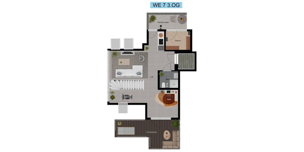 Maisonettenwohnung Hamm - 4 Zimmer, 128 m&sup2;, 1.700&euro; | Angebot:26618829