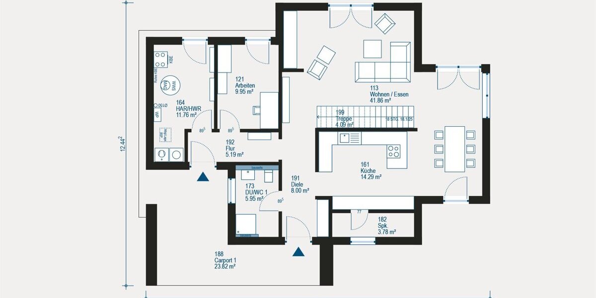 Ihr Traumhaus in Dortmund - Individuelles Wohnen auf großzügigen 218 m² - Einfamilienhaus Dortmund Hombruch | Angebot:27330010
