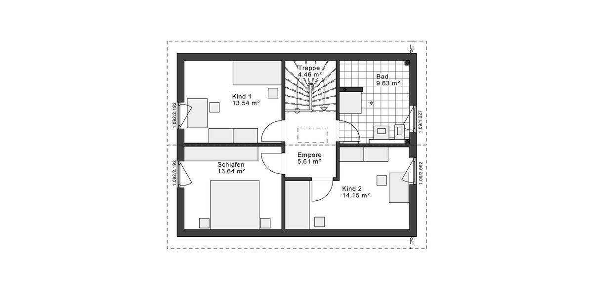 Einfamilienhaus Lünen - 3 Zimmer, 120 m&sup2;, 1.580&euro; | Angebot:26663232