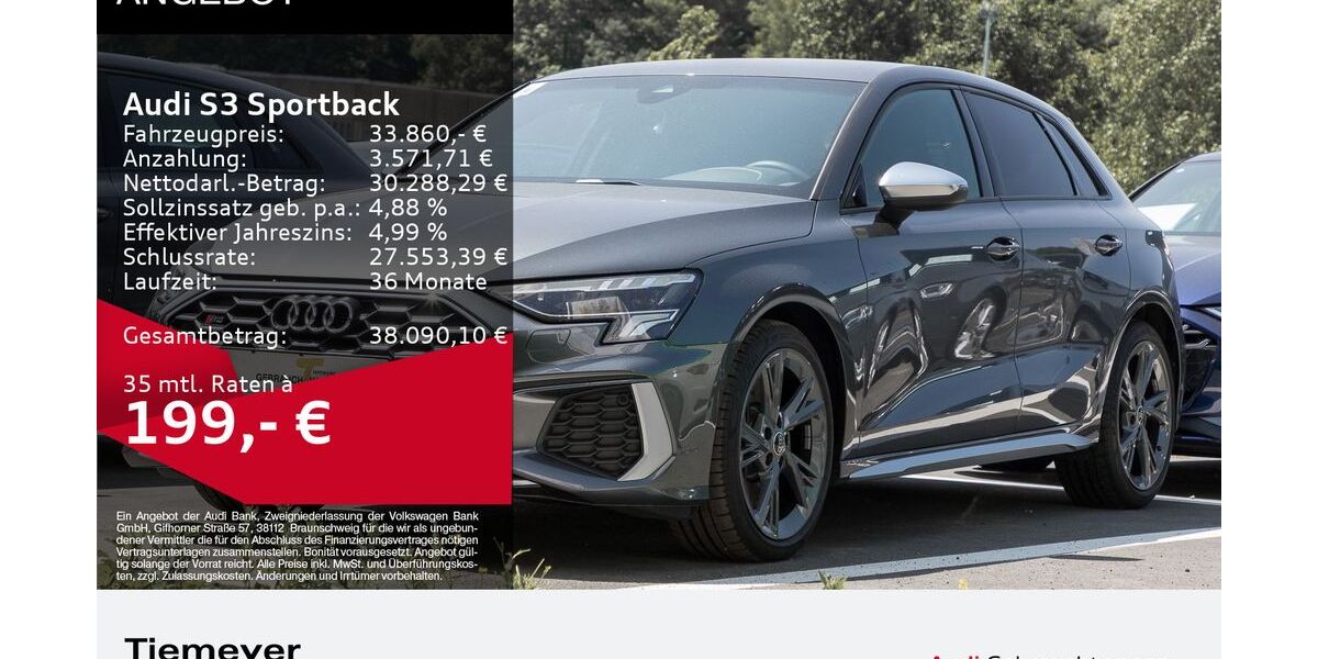 Audi S3 29.996 km 33.480 &euro; Bochum 44809