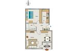 Etagenwohnung Recklinghausen Hillerheide - 2.5 Zimmer, 64 m&sup2;, 558&euro; | Angebot:26656403