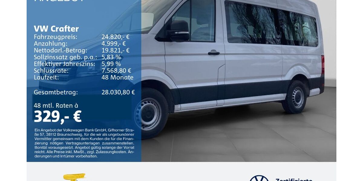 VW Crafter 148.777 km 23.620 &euro; Bochum 44892