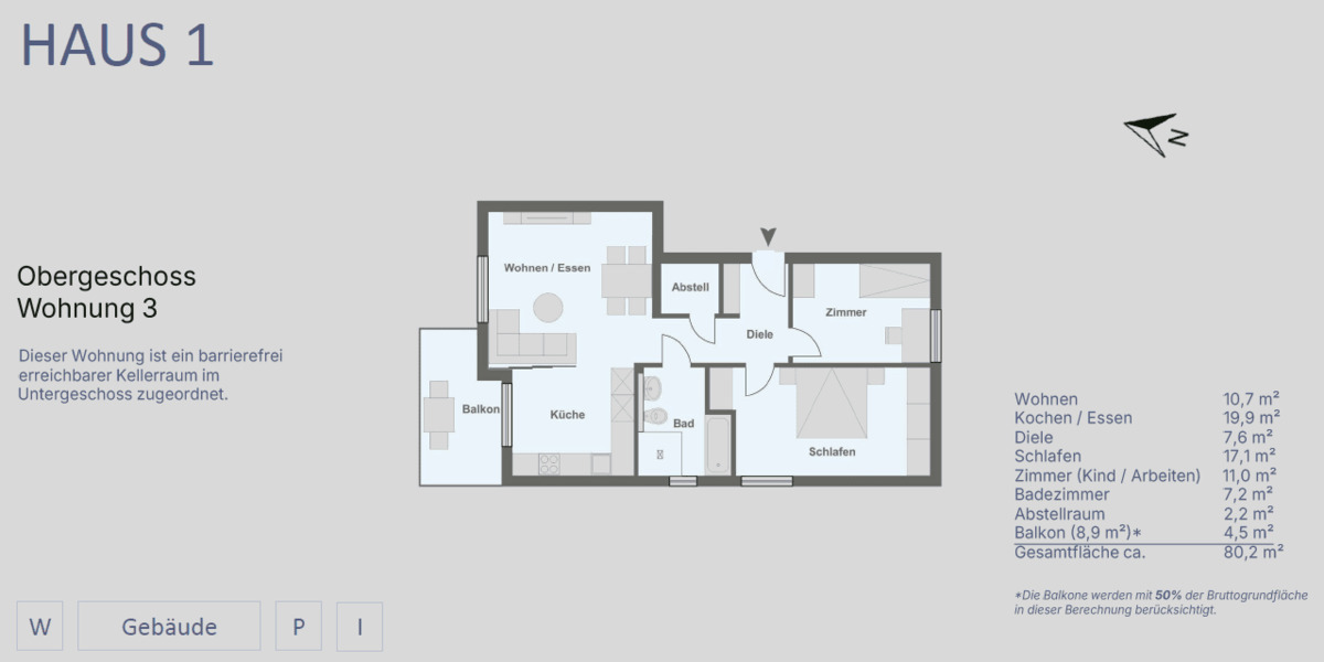 Etagenwohnung Dortmund Mitte - 3 Zimmer, 322.900&euro; | Angebot:26730946