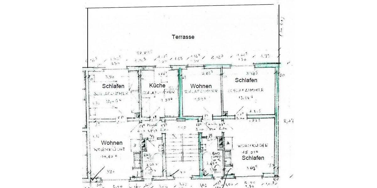 Hochparterre Bochum Bochum-Mitte - 4.5 Zimmer, 94 m&sup2;, 925&euro; | Angebot:26253487