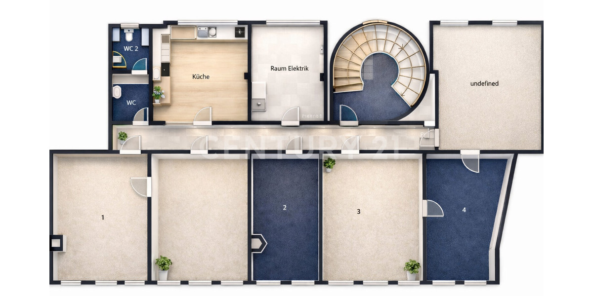 Attraktive Bürofläche in zentraler Innenstadtlage von Hagen - Gewerbeobjekt Hagen | Angebot:26469826