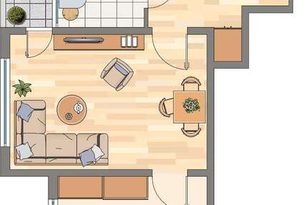 Wohnung Dortmund Hörde - 2 Zimmer, 61 m&sup2;, 326&euro; | Angebot:25768522