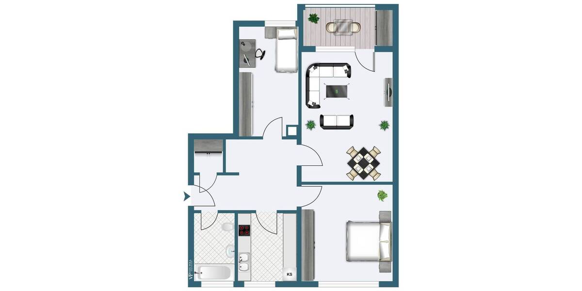 Etagenwohnung Bochum Innenstadt - 3 Zimmer, 77 m&sup2;, 200.000&euro; | Angebot:26542560