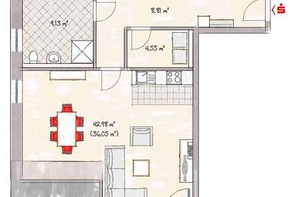 Wohnung Dülmen - 3 Zimmer, 95 m&sup2;, 1.188&euro; | Angebot:27111743