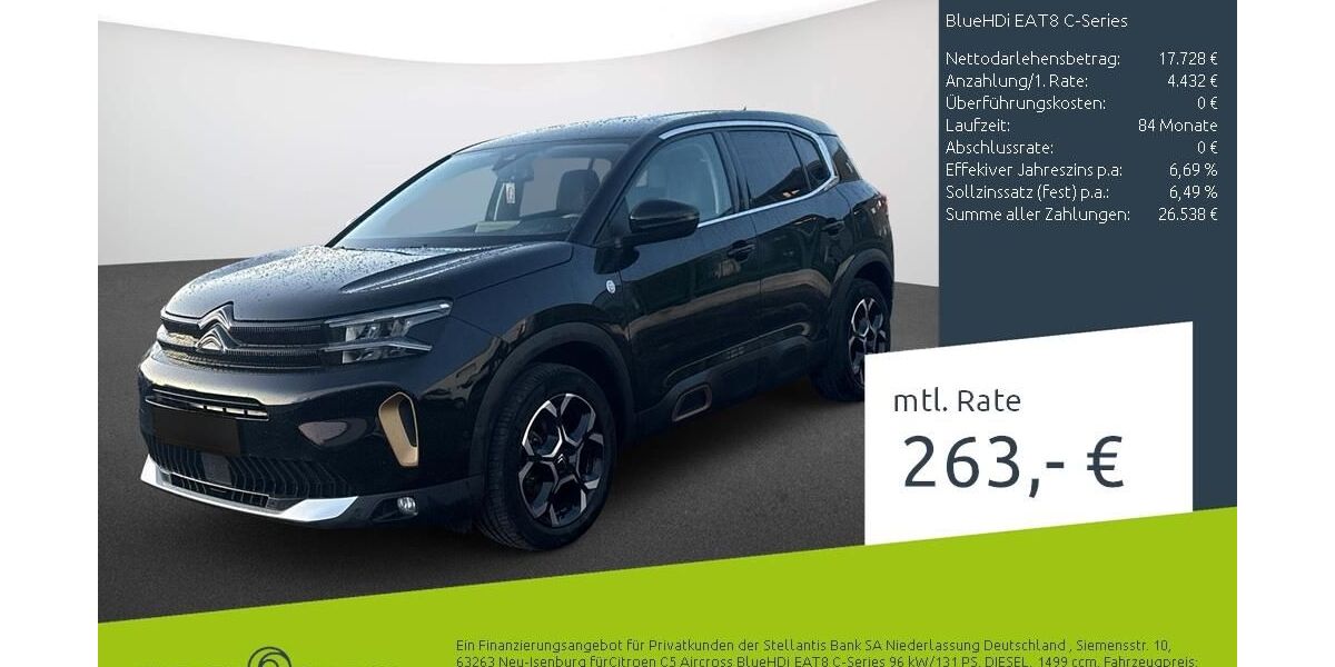 Citroen C5 Aircross 24.571 km 22.160 &euro; Dülmen 48249