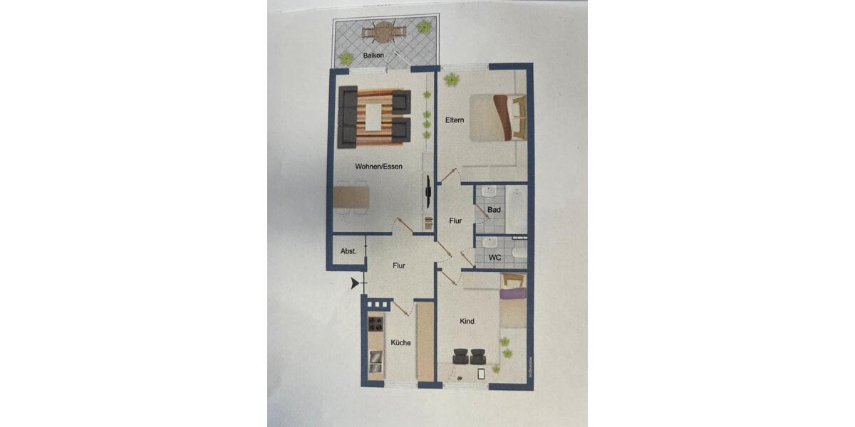 Erdgeschoßwohnung Oer-Erkenschwick Erkenschwick - 3.5 Zimmer, 72 m&sup2;, 149.000&euro; | Angebot:27630533