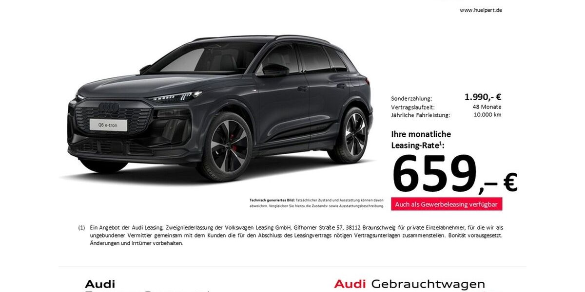 Audi Q6 e-tron 11.556 km 71.906 &euro; Dortmund 44143