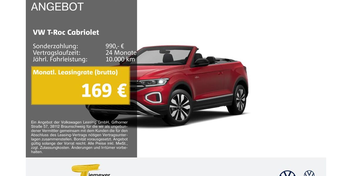 VW T-Roc 20.172 km 23.280 &euro; Marl 45770