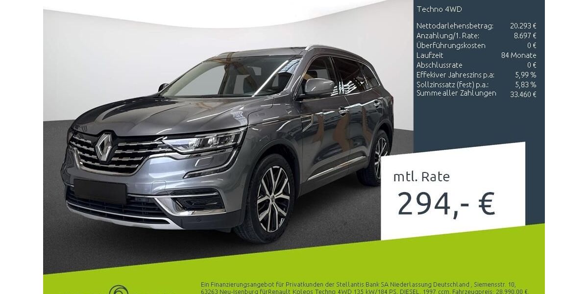 Renault Koleos 47.320 km 28.990 &euro; Dülmen 48249