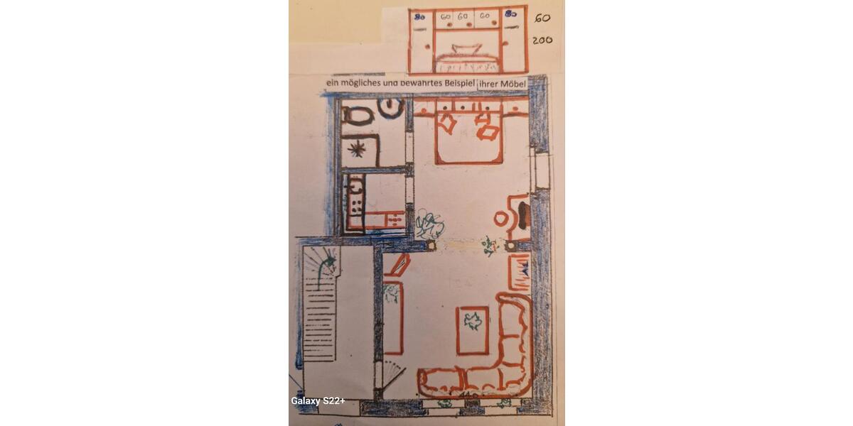 Etagenwohnung Bochum Bochum-Ost - 1 Zimmer, 45 m&sup2;, 395&euro; | Angebot:26644866