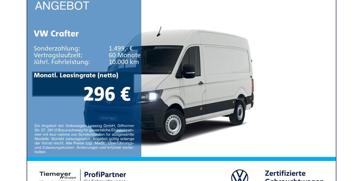 VW Crafter 37.281 km 39.880 &euro; Recklinghausen 45663