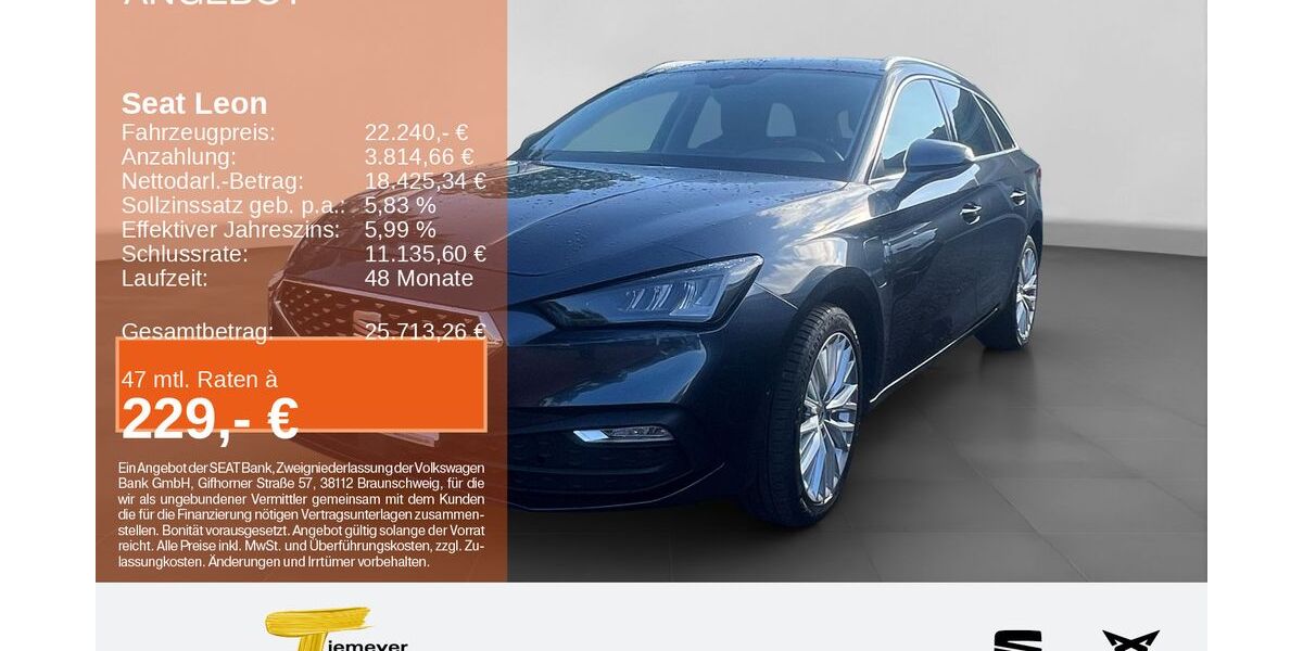 Seat Leon 90.553 km 21.210 &euro; Recklinghausen 45663