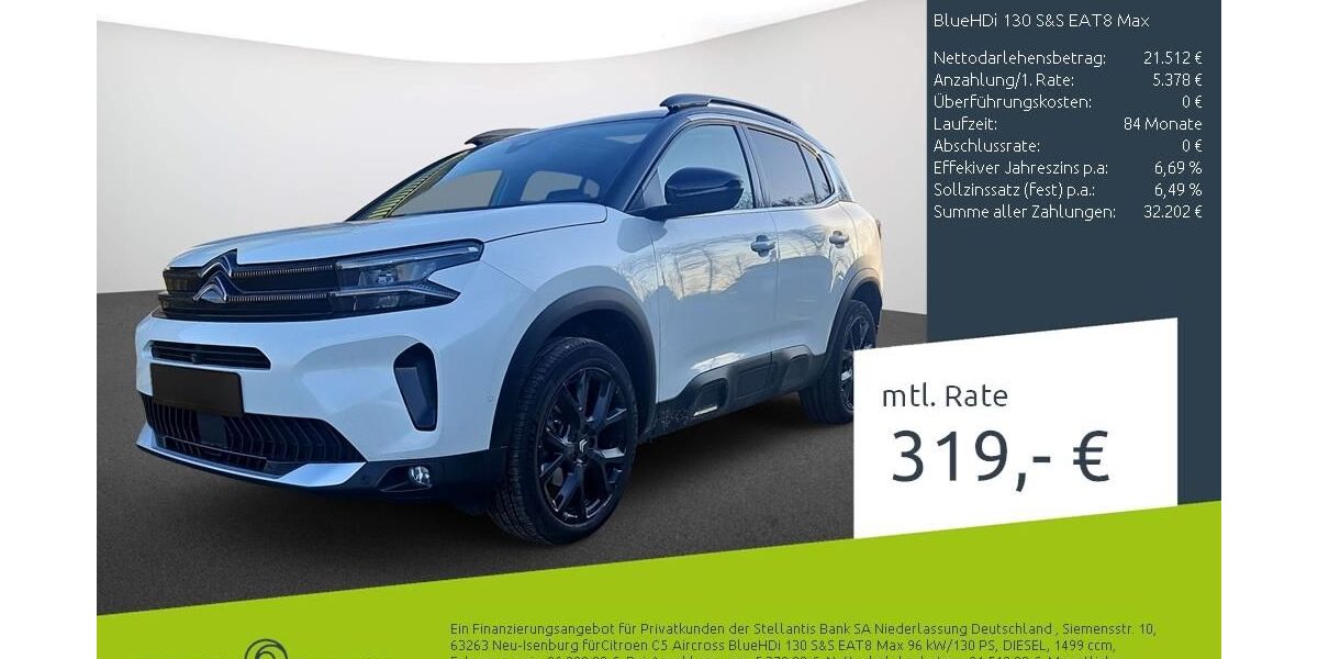 Citroen C5 Aircross 10.102 km 26.890 &euro; Dülmen 48249