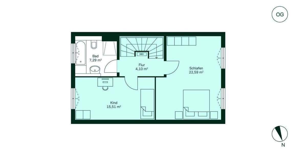 Doppelhaushälfte Bergkamen Weddinghofen - 4 Zimmer, 136 m&sup2;, 509.900&euro; | Angebot:25664085