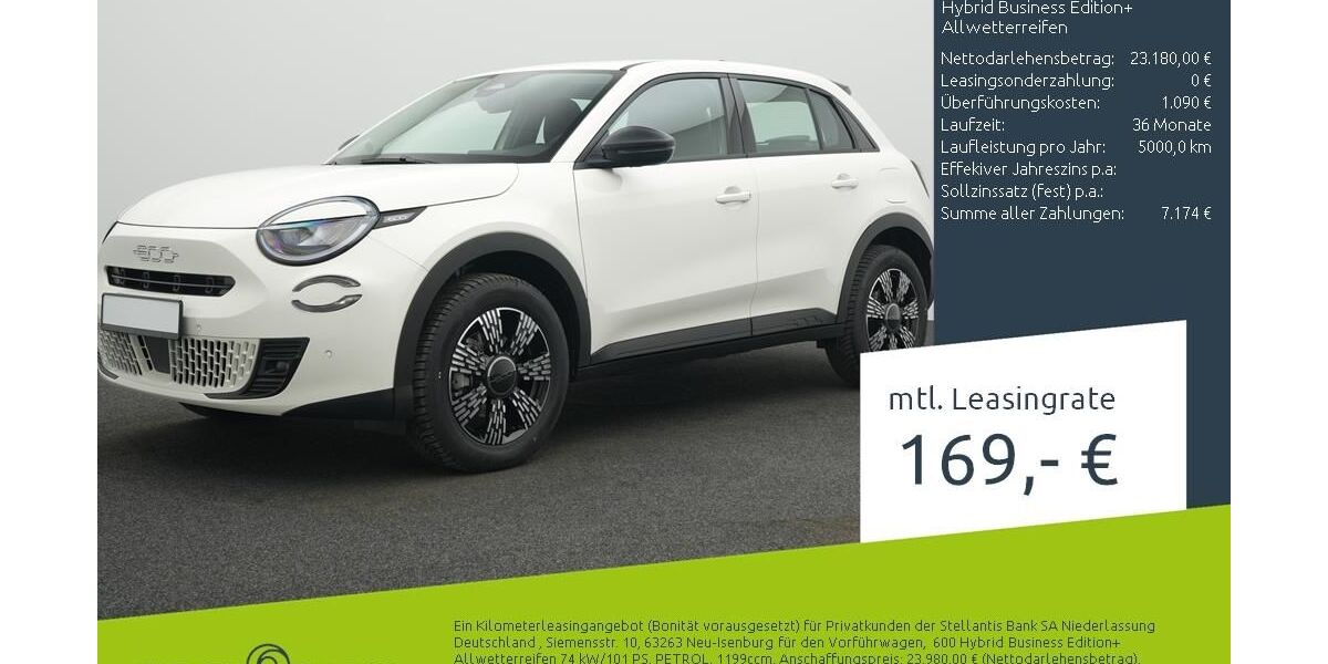 Fiat 600 2.000 km 23.890 &euro; Dülmen 48249